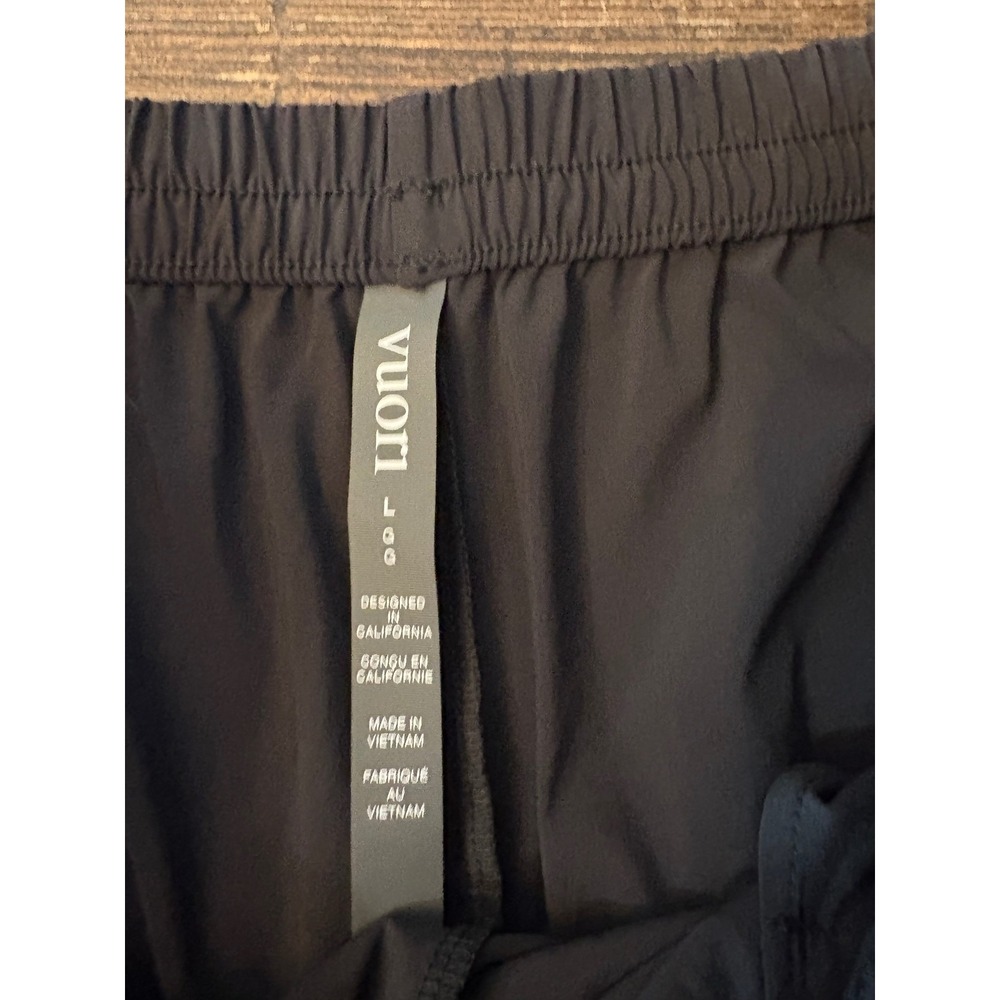 Vuori Villa Wideleg Pant Womens Larg NWT High Rise Relaxed Athleisure Black - Picture 9 of 10